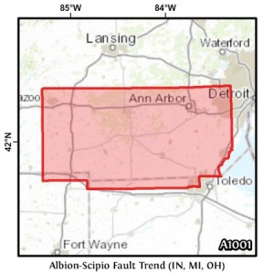 Albion-Scipio Fault Trend (IN, MI, OH)